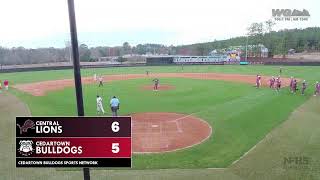 BASEBALL Cedartown Bulldogs vs Central Carroll Lions Game 1 [upl. by Hgielyak]