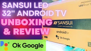 SANSUI LED 32 INCH ANDROID TV Google assistant JSW32ASHD Sansui TV ko mobile se kaise connect Karen [upl. by Amesari5]