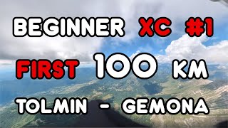 Beginner pilot guide to XC paragliding 1 Tolmin  Gemona first 100km Full Flight Commentary [upl. by Nagorb]