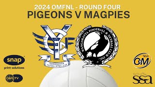 2024 R4 Pigeons v Magpies Netball [upl. by Anawit358]