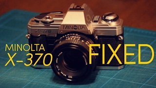 Minolta X370 35mm SLR Film Camera Fixed [upl. by Yim]