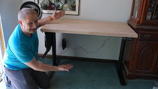 INMAKER Height Adjustable Desk Frame Unboxing amp Setup [upl. by Cummine]