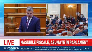 Guvernul șia asumat răspunderea pe măsurile fiscale Ciolacu quotAstăzi se termină cu șmecheria” [upl. by Katrina]