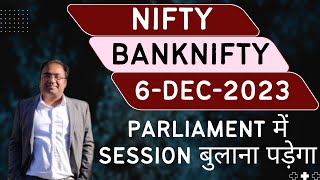 Nifty Prediction and Bank Nifty Analysis for Wednesday  6 December 2023  Bank NIFTY Tomorrow [upl. by Genna]