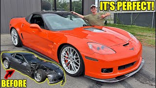 Our Wrecked Corvette ZR1 Is Fully Rebuilt [upl. by Tootsie]