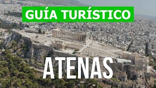 Ciudad de Atenas en 4k Grecia lugares que visitar en Atenas [upl. by Nyrrek]