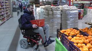 ELECTRIC WHEELCHAIR Armed fs123s 43 ТЕСТ [upl. by Desma]