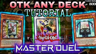 OTK ANY DECK TUTORIAL Tcg amp Master Duel Flower Cardian Deck [upl. by Hesta851]