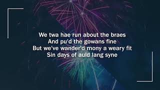 Auld lang syne lyrics [upl. by Lehsar]