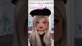 DARK ACADEMIA DRESS TO IMPRESS dresstoimpress roblox dti robloxedit shorts fyp [upl. by Nnahtebazile]