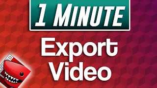 Lightworks  How to Export Video for YouTube [upl. by Boelter710]