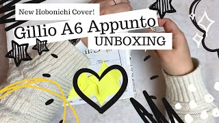 Unboxing New Hobonichi Cover Gillio A6 Appunto [upl. by Neron167]