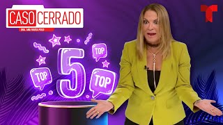 ESPECIAL DE CASO CERRADO los 5 programas más vistos en 2022 [upl. by Nioe365]