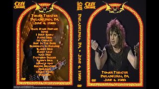 Ozzy Osbourne Live in Philadelphia 1989 [upl. by Atreb]