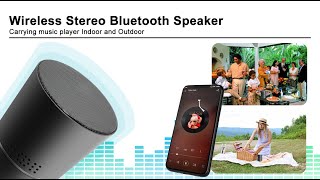 HD 1080P Stereo Bluetooth Speaker WiFi Security Camera [upl. by Adnawahs588]