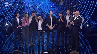 La classifica dei concorrenti della prima serata  Sanremo Giovani 20122018 [upl. by Worrad]