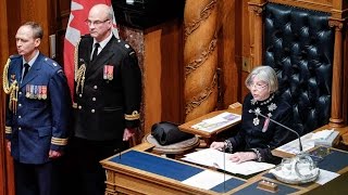 Throne Speech 2015  FULL [upl. by Barde377]