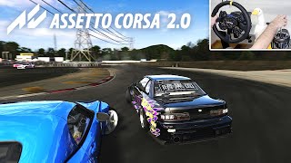 Assetto Corsa 20 is releasing in 2024  New AI Drift Map [upl. by Nairehs63]