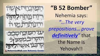 6 Eight proofs from the Masoretic Text that Adonais vowels were placed on YHWH Part A [upl. by Aniras]