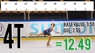 Kamila Valieva LANDS Quad Toe At Jgp Courchevel  We Love Skating [upl. by Lorette294]