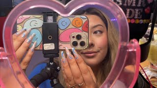 ASMR CAMERA TAPPING  iPHONE TAPPING 💚  Whispered Intro [upl. by Trebliw]