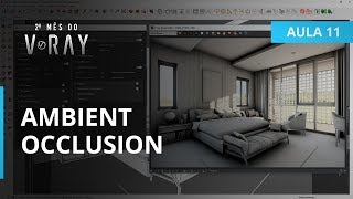 Vray 36 para SketchUp  Aula 1130 Ambient Occlusion [upl. by Daisey]