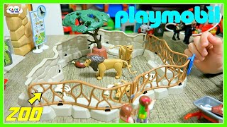 PLAYMOBIL Large CITY ZOO Playset amp More Toy Review [upl. by Xylon]