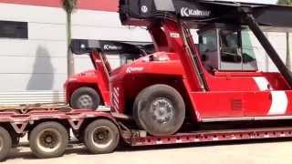 TRANSPORT KALMAR REACH STACKER PEDROSO PESADOS [upl. by Jovia]