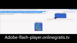 Test Flash Player [upl. by Haelam]