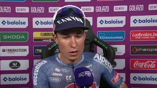 Jasper Philipsens postrace interview after winning the third stage of Baloise Belgium Tour [upl. by Florentia]