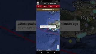 49 Earthquake Strikes Cyprus [upl. by Mahmud]