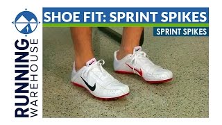 Competition Shoe Fit Sprint Spikes [upl. by Leroj996]