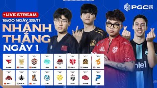 🔴 PGC 2023  NHÁNH THẮNG  NGÀY 1 🇻🇳 CES 🇨🇳 17 FAZE 🇰🇷 DNW SQ 🇨🇳 TL 🇹🇭 DAY 🇹🇭 T5 TWIS [upl. by Aleil]