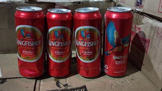 Kingfisher Beer  Kingfisher Beer Price Best Strong Beer  pio aur jio [upl. by Nanni]