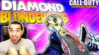 SEXY DIAMOND CAMO Blunderbuss ShotGun GAMEPLAY  COD Advanced Warfare NEW BlunderBuss Weapon [upl. by Drauode142]