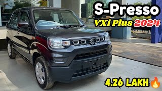 426 Lakh वाली Micro SUV 👌  Maruti Suzuki s presso VXi plus 2024 marutisuzuki spresso suv [upl. by Celene]