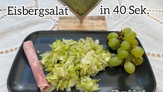 Thermomix Eisbergsalat in 40 Sek [upl. by Jacquette773]