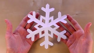 Schneeflocken basteln für Weihnachten mit Papier  Weihnachtsdeko selber machen ❄ [upl. by Ocimad]