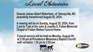 Obits for August 23 2024 [upl. by Amalee107]