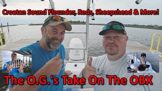 OBX Croatan Sound  August Flounder Trout Reds amp Sheepshead [upl. by Rann]