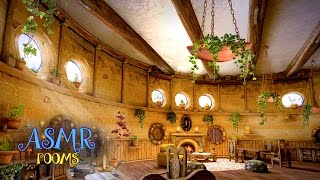 Harry Potter Inspired ASMR  Hufflepuff Common Room  Hogwarts Ambience  1 hour HD Cinemagraphs [upl. by Asela931]