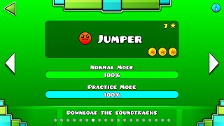 Geometry Dash  Jumper All Coins [upl. by Erlond660]