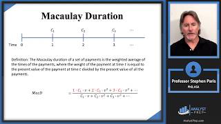 Macaulay Duration SOA Exam FM – Financial Mathematics – Module 4 Section 3 Part 1 [upl. by Ysus]