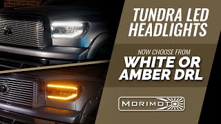 AMBER DRL XB LED Headlights for 2007  2013 Toyota Tundra by Morimoto [upl. by Baptlsta]