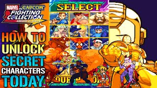 Marvel vs Capcom Fighting Collection How To Unlock All SECRET Characters Do This NOW Guide [upl. by Acinomad]