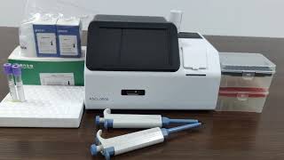 HSCL5000 Micro Chemiluminescence Immunoassay Analyzer Operation [upl. by Chilson163]