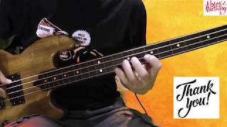 Mick Karn  Happy Birthday Japan quotNightporterquot Bass Cover with Tabs by Leitnerjoe [upl. by Ced899]