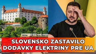 Slovensko zastavilo dodávky elektriny na Ukrajinu [upl. by Borchers]