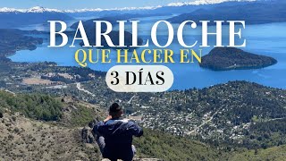 BARILOCHE en 3 días ✅️ GUIA DE VIAJE y lugares imperdibles [upl. by Airamat]