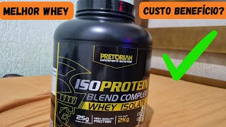 Analisando o WHEY PROTEIN da PRETORIAN É bom [upl. by Ranip]